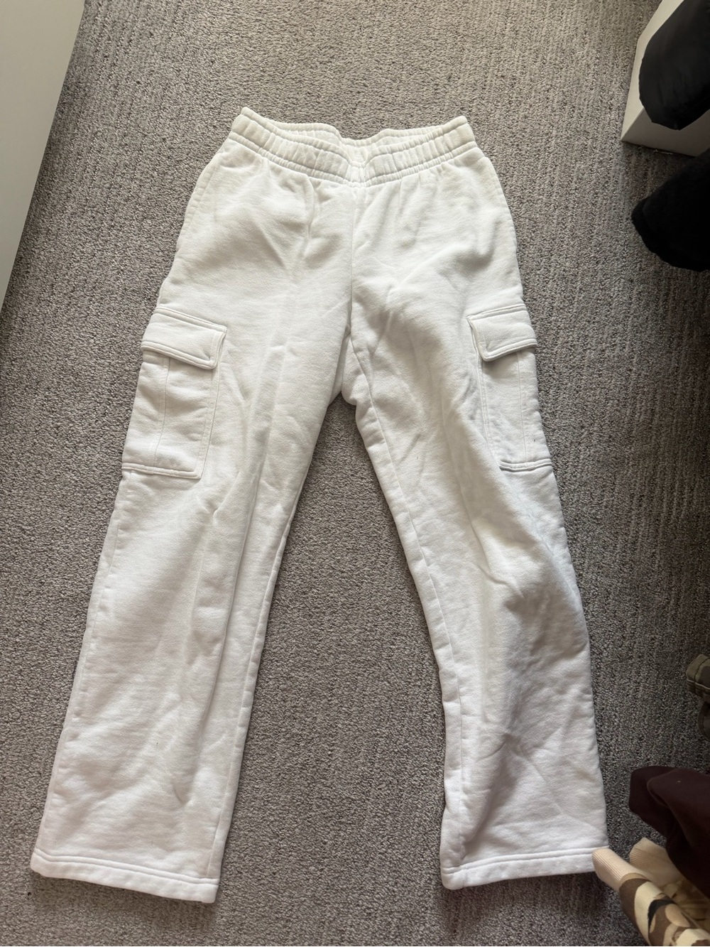 Aritzia White Mega Cargos